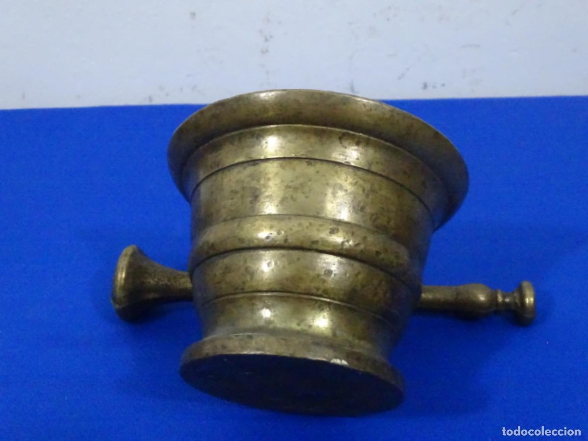 Antig&uuml;edades: ANTIGUO MORTERO BRONCE LISO. - Foto 4