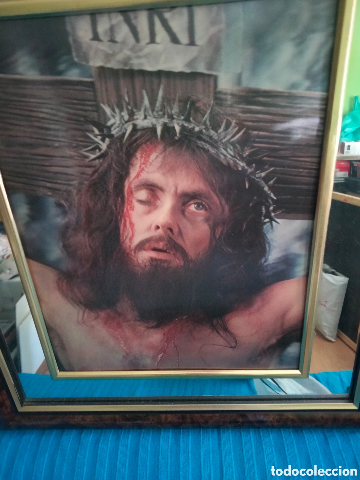 Antig&uuml;edades: Cuadro Cristo crucificado - Foto 3