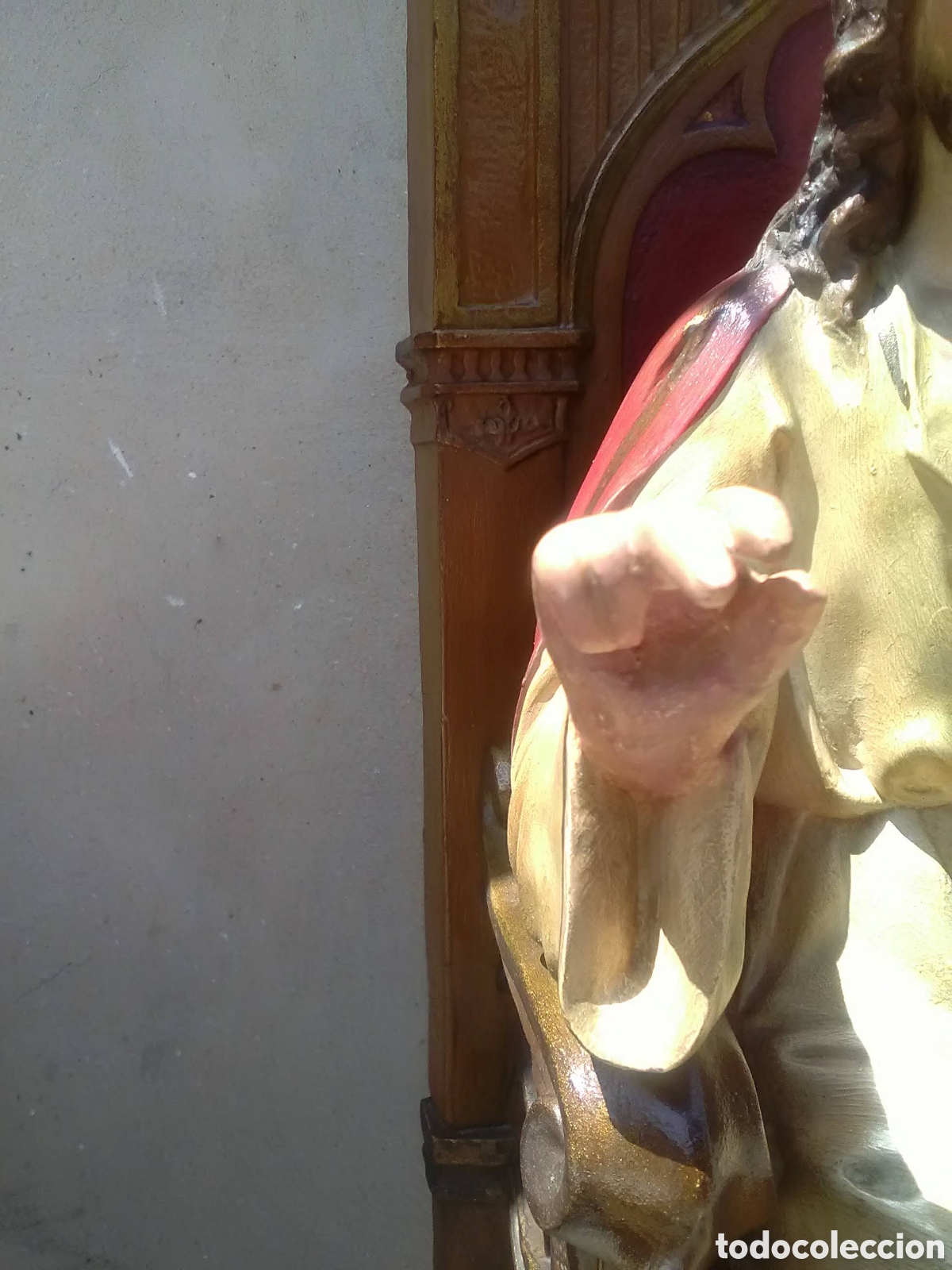 Antig&uuml;edades: Sagrado coraz&oacute;n en trono Olot - Foto 3