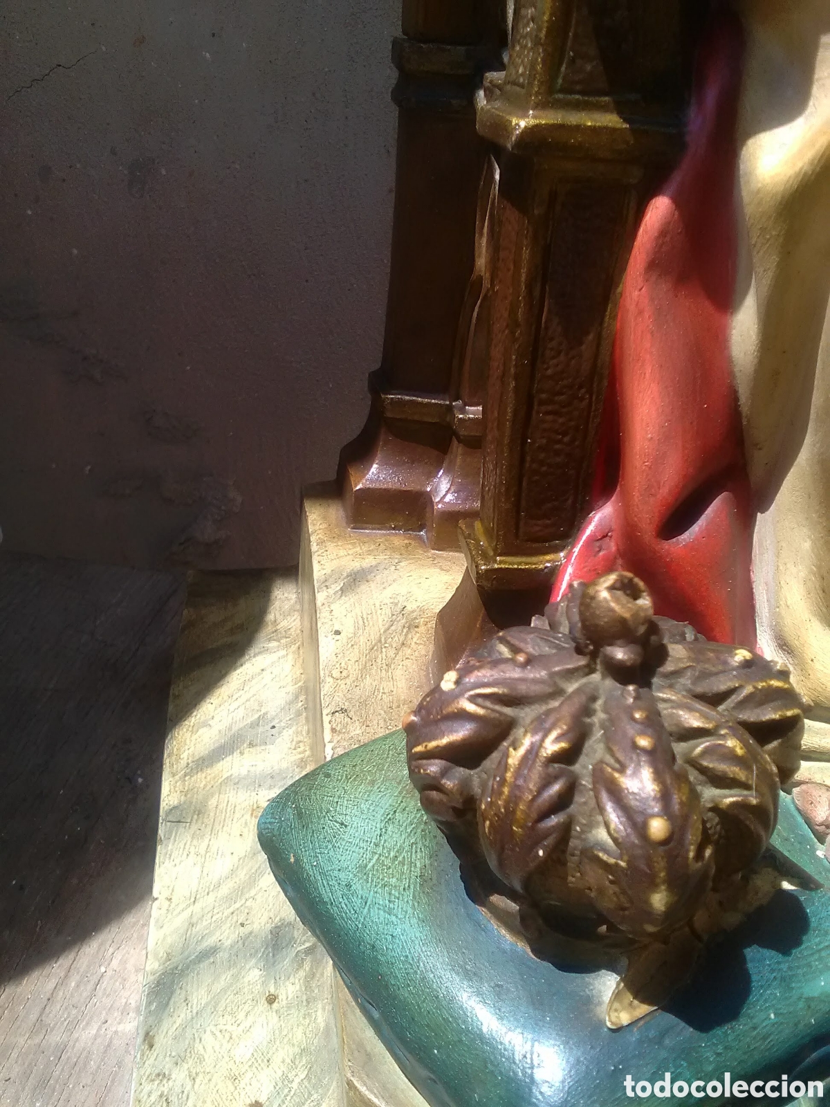 Antig&uuml;edades: Sagrado coraz&oacute;n en trono Olot - Foto 4
