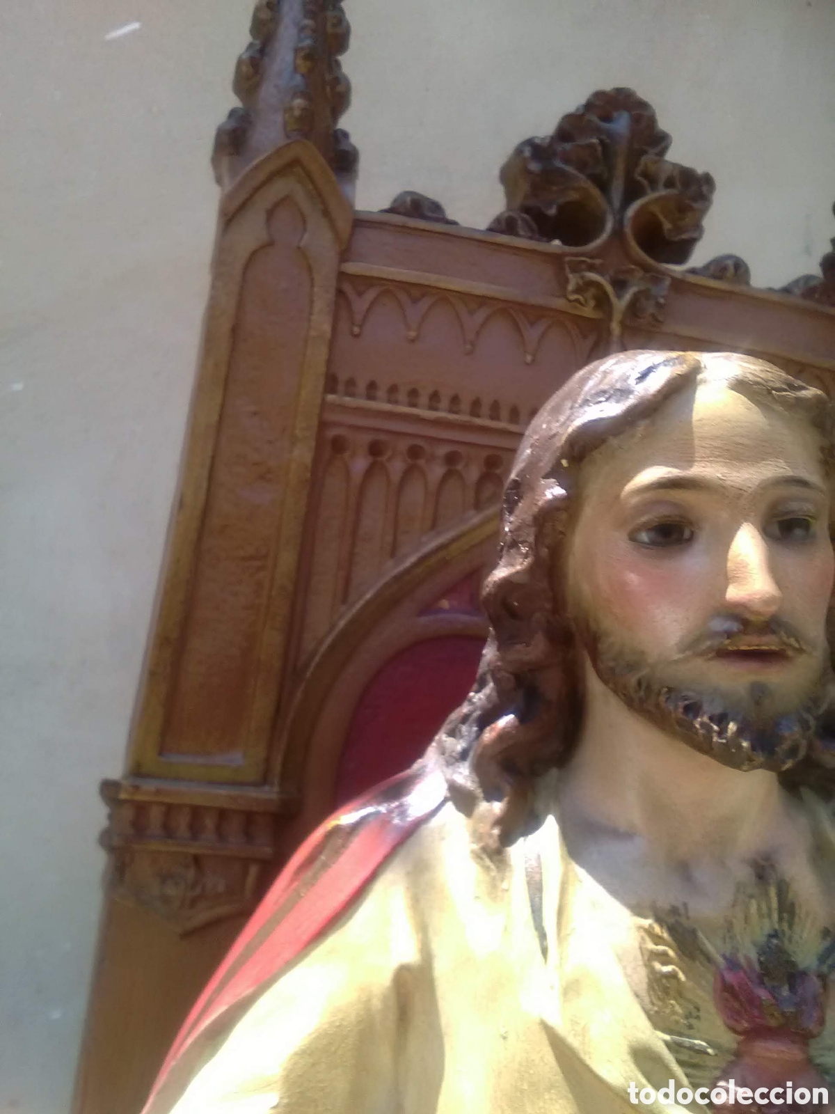 Antig&uuml;edades: Sagrado coraz&oacute;n en trono Olot - Foto 7