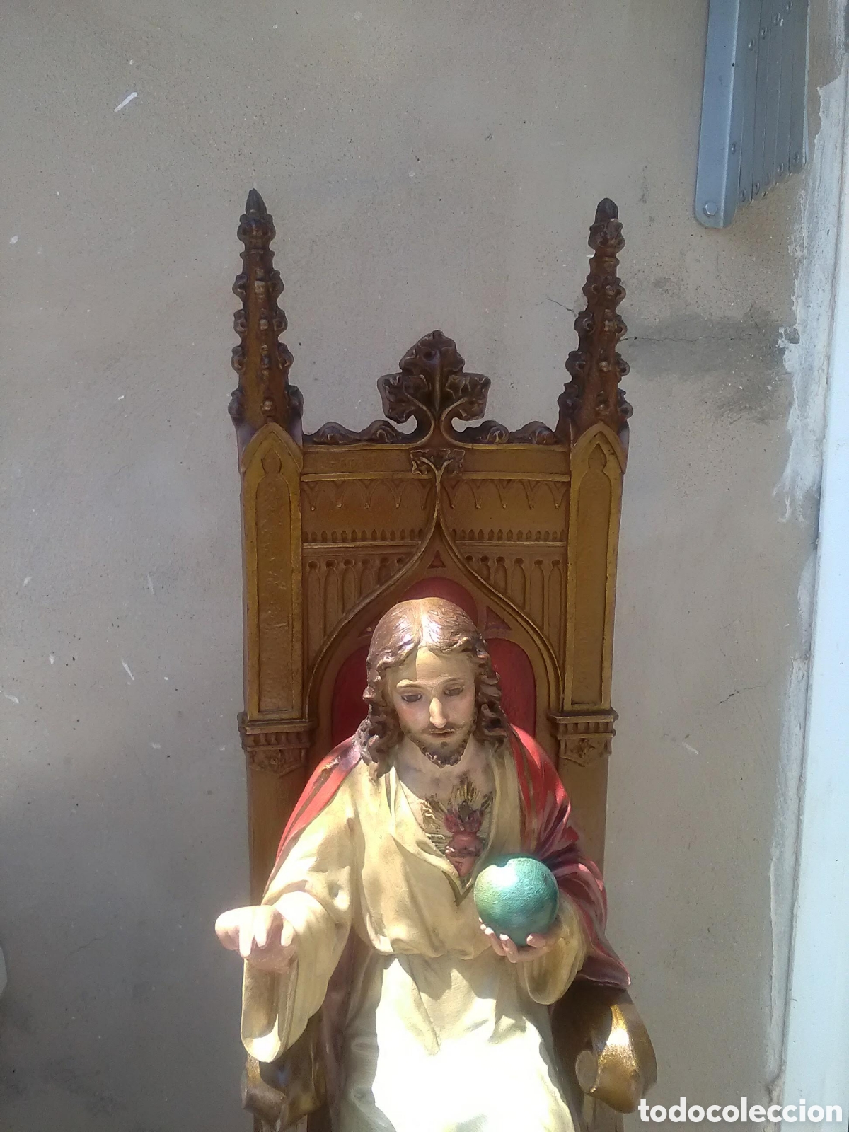 Antig&uuml;edades: Sagrado coraz&oacute;n en trono Olot - Foto 10