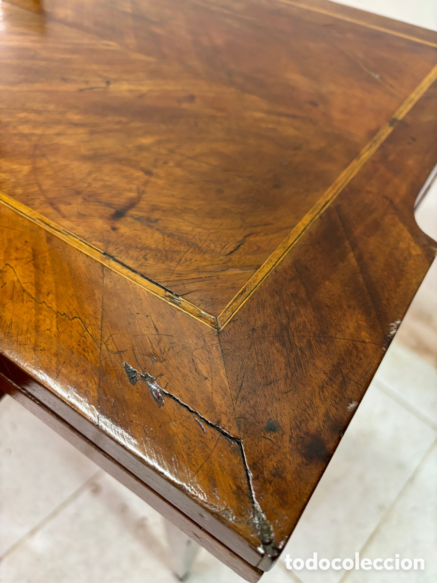Antig&uuml;edades: Mesa de juego S XVIII - Foto 4