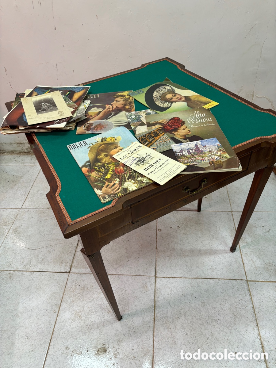 Antig&uuml;edades: Mesa de juego S XVIII - Foto 5
