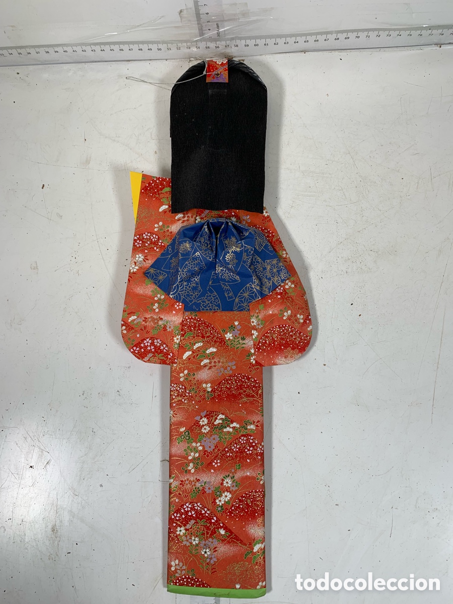 Antig&uuml;edades: 01_Mu&ntilde;eca japonesa papel origami - Foto 5