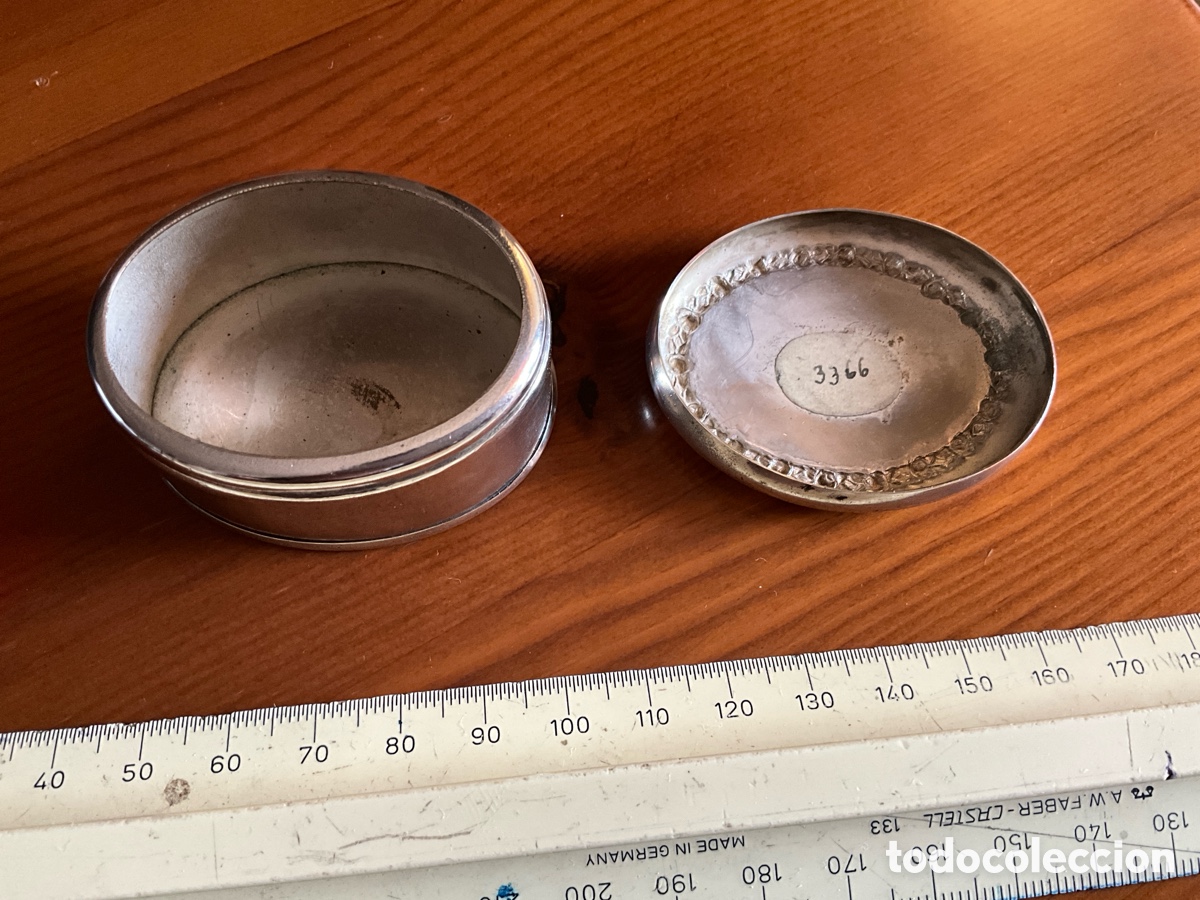 Antig&uuml;edades: Pastillero de plata - Foto 2