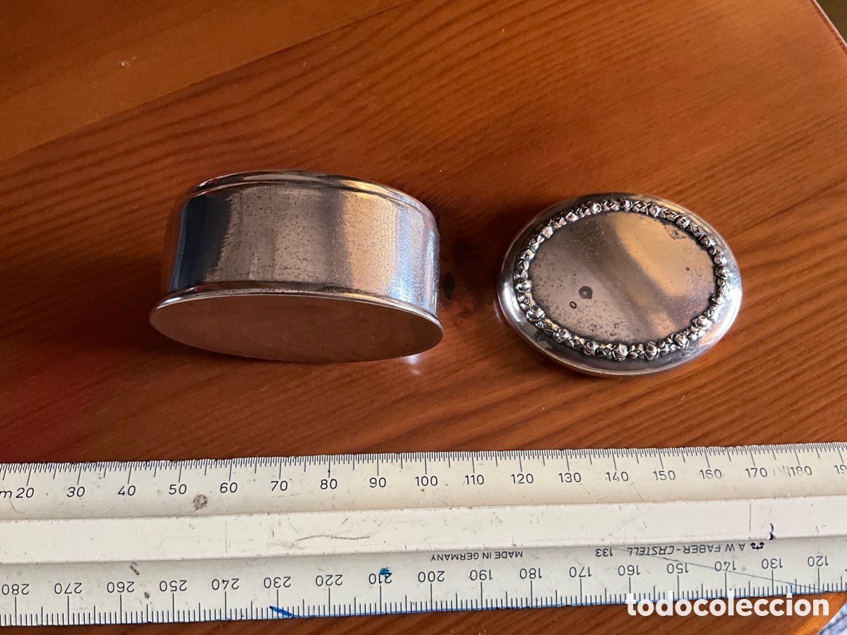 Antig&uuml;edades: Pastillero de plata - Foto 3