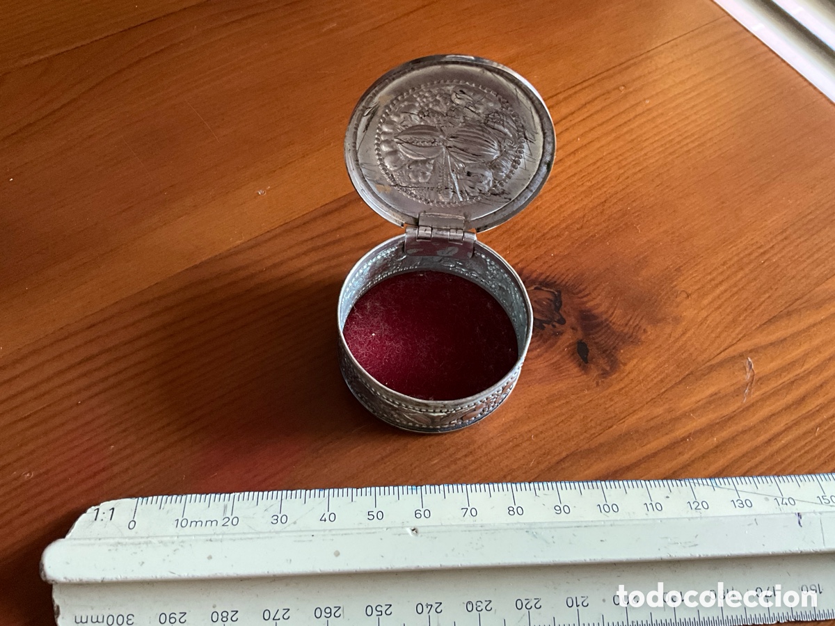 Antig&uuml;edades: Pastillero de plata - Foto 2