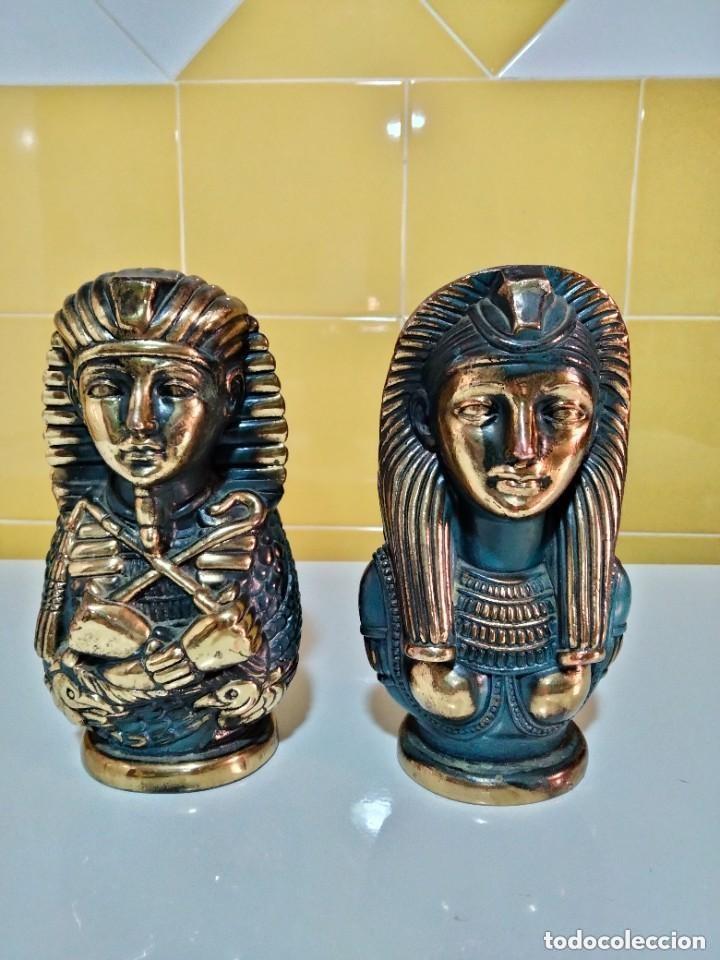 Antig&uuml;edades: figuras egipcias para Morillos de chimenea - Foto 1