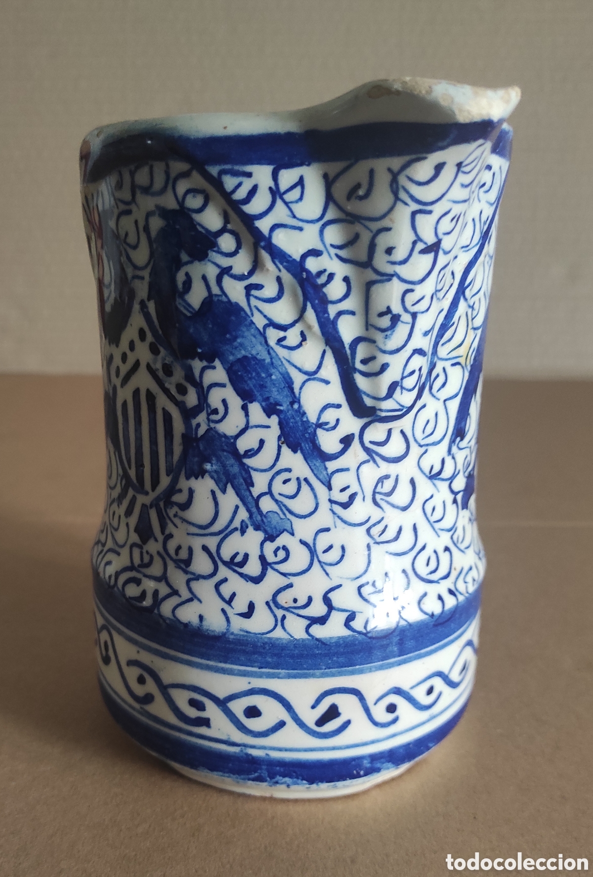 Antig&uuml;edades: JARRA CERAMICA DE MANISES - Foto 2