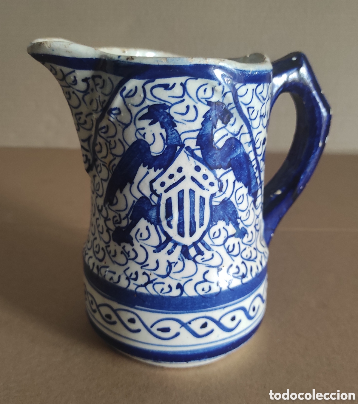 Antig&uuml;edades: JARRA CERAMICA DE MANISES - Foto 3