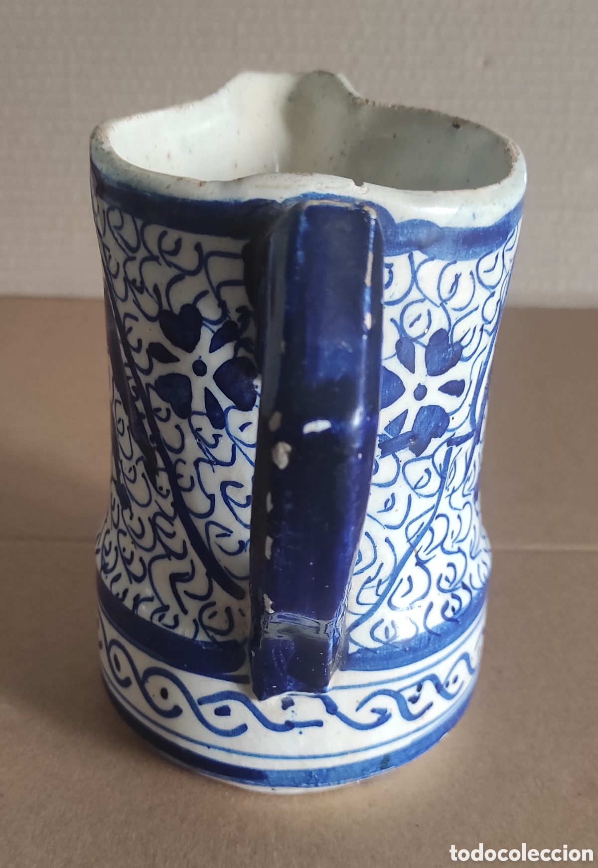 Antig&uuml;edades: JARRA CERAMICA DE MANISES - Foto 10