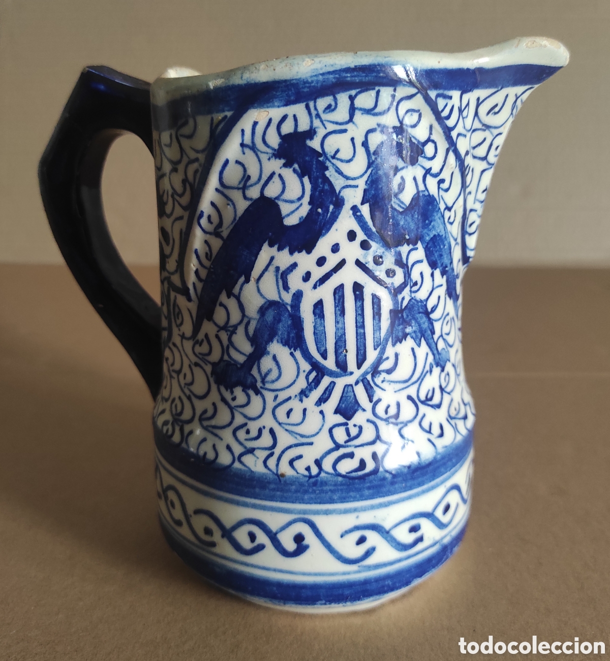 Antig&uuml;edades: JARRA CERAMICA DE MANISES - Foto 1