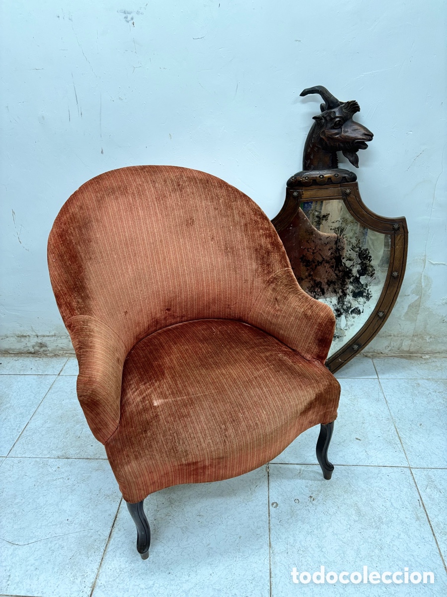 Antig&uuml;edades: Espejo Cabeza de Cabr&oacute;n - Foto 5