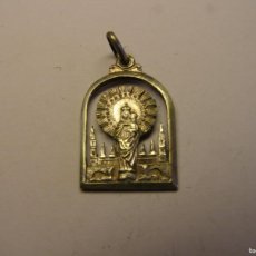 Antigüedades: ANTIGUA MEDALLA RELIGIOSA DE LA VIRGEN DEL PILAR, PRIMERA MITAD SIGLO XX, Nº 58