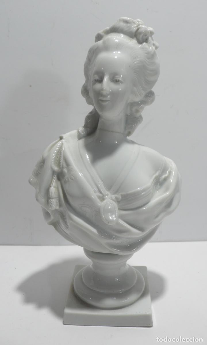 Antig&uuml;edades: BUSTO DE MUJER PORCELANA - Foto 1