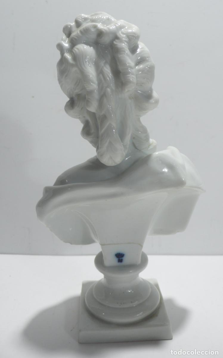 Antig&uuml;edades: BUSTO DE MUJER PORCELANA - Foto 3