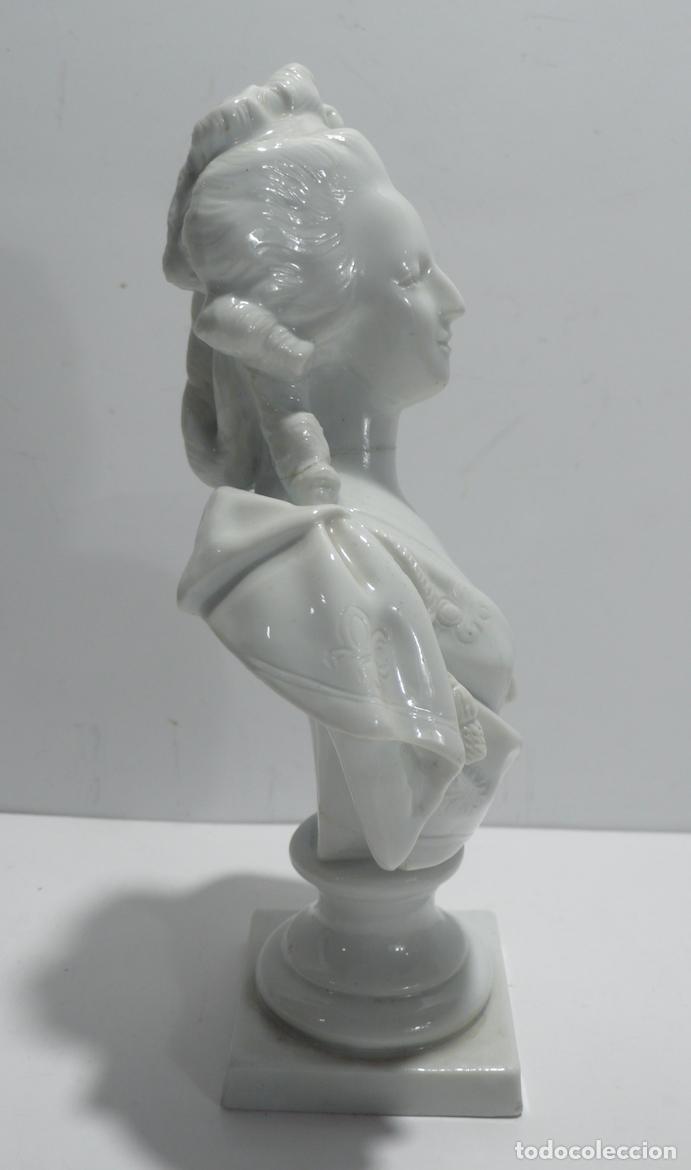 Antig&uuml;edades: BUSTO DE MUJER PORCELANA - Foto 4