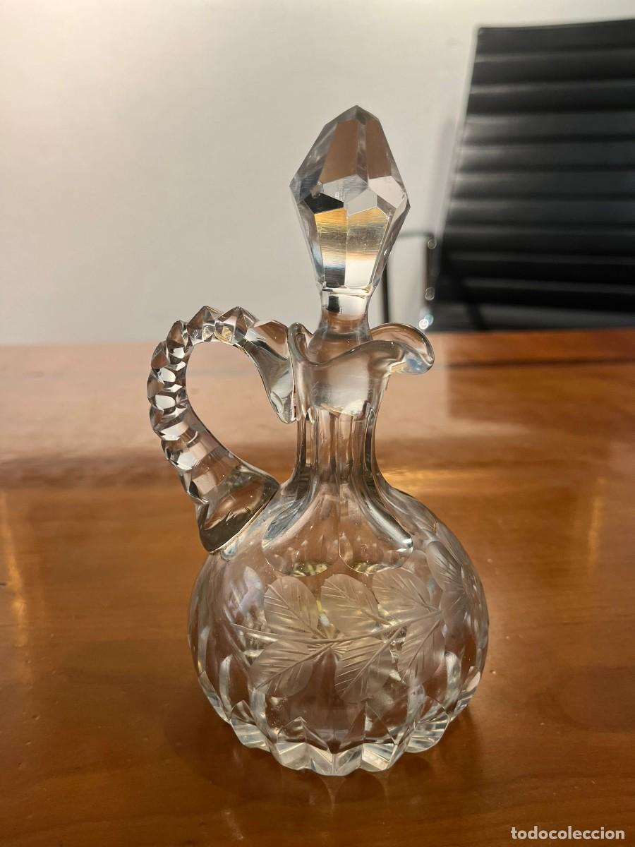 Antig&uuml;edades: Aceitera cristal - Foto 1