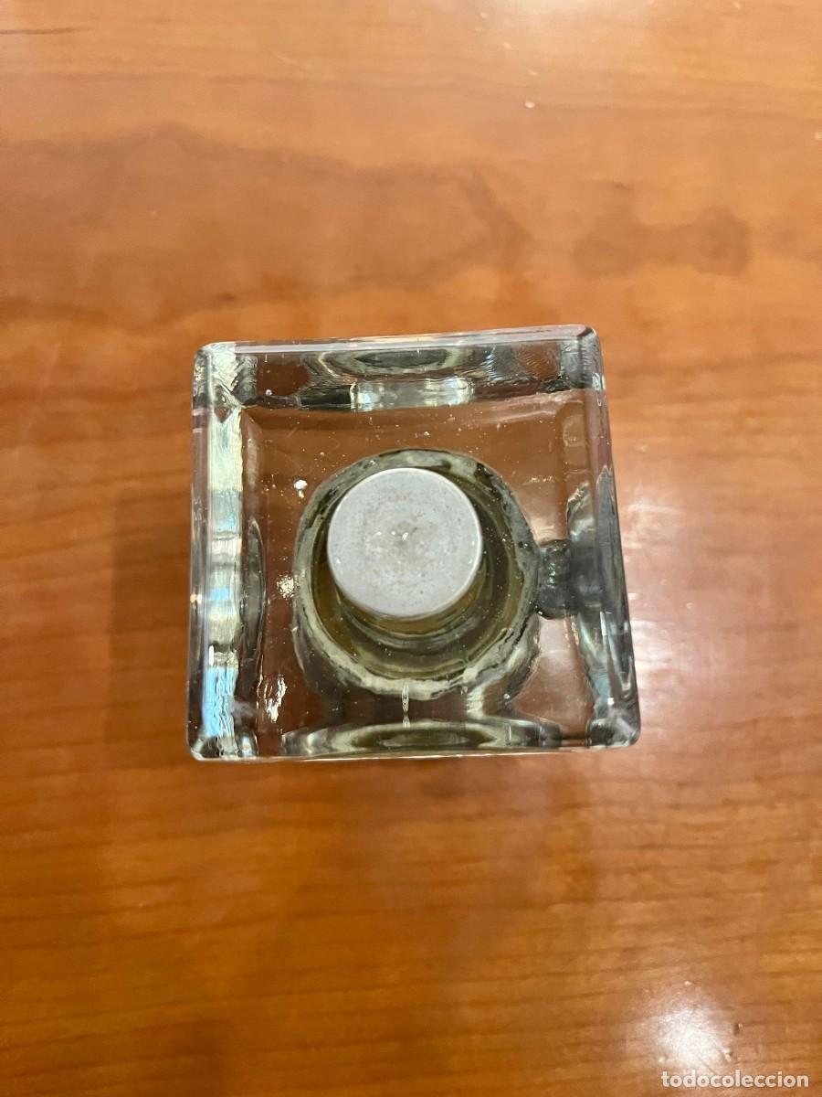 Antig&uuml;edades: Tintero cristal y plata - Foto 5