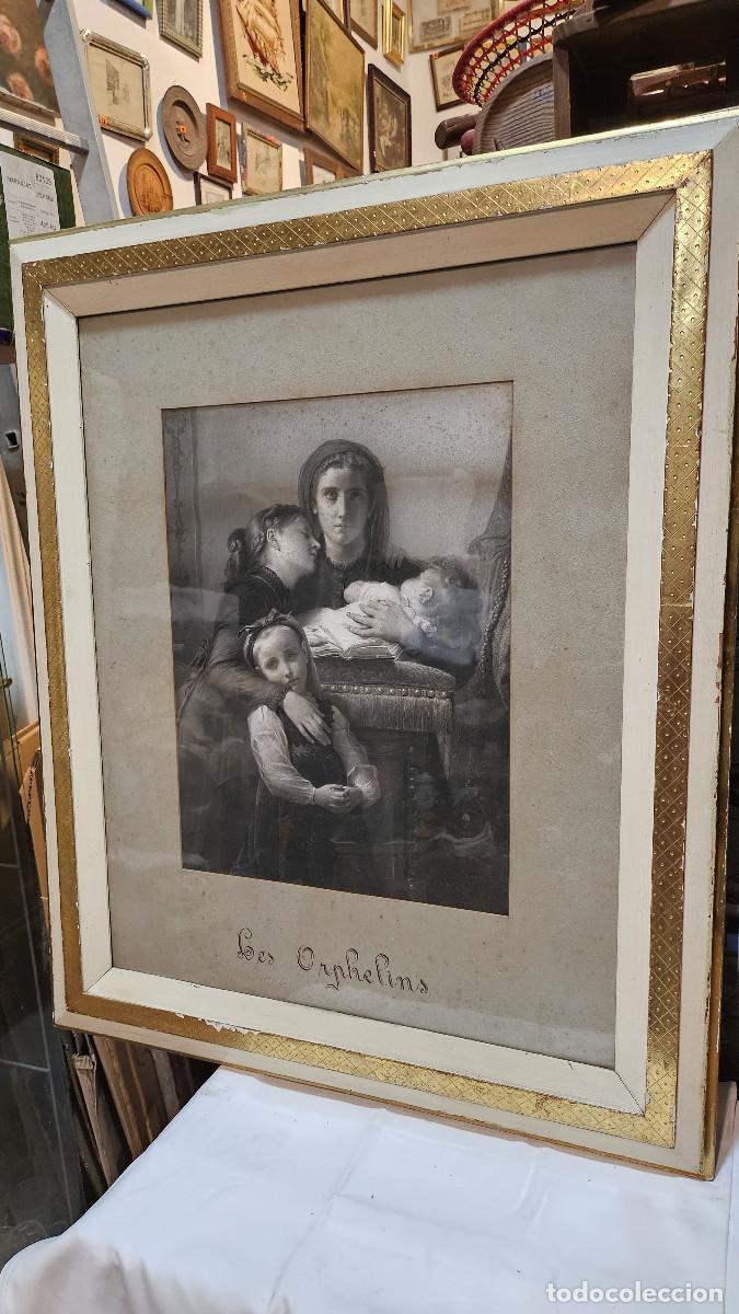 Antig&uuml;edades: lamina antigua y marco - Foto 2