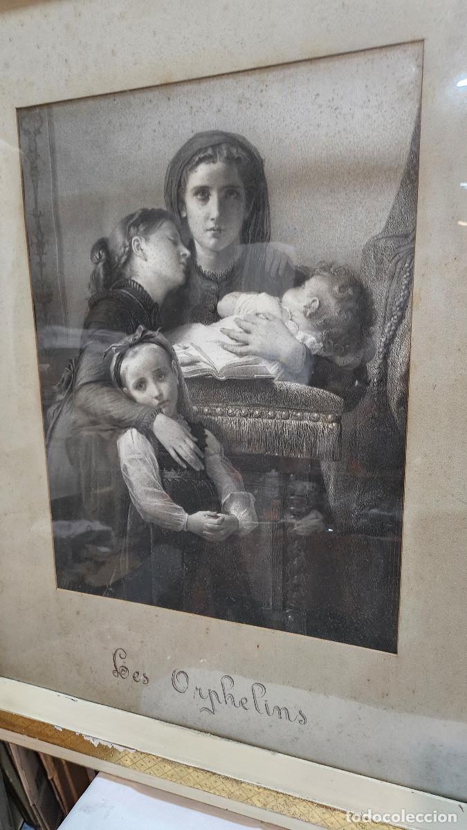 Antig&uuml;edades: lamina antigua y marco - Foto 4