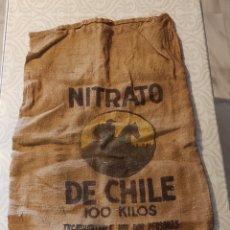 Antigüedades: SACO ARPILLERA - NITRATO DE CHILE - 100 KILOS -