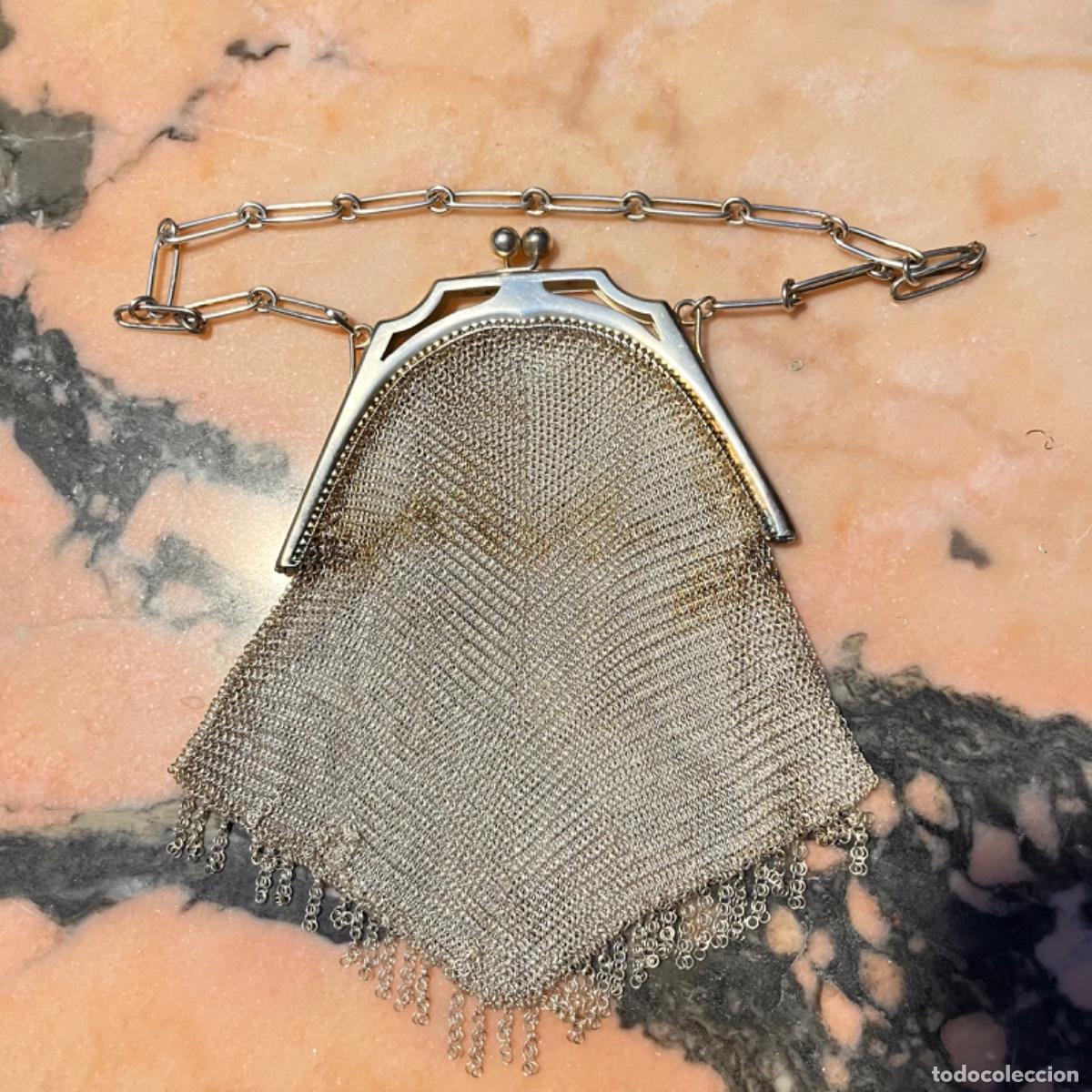 Antig&uuml;edades: Bolso plata alpaca cadena - Foto 1
