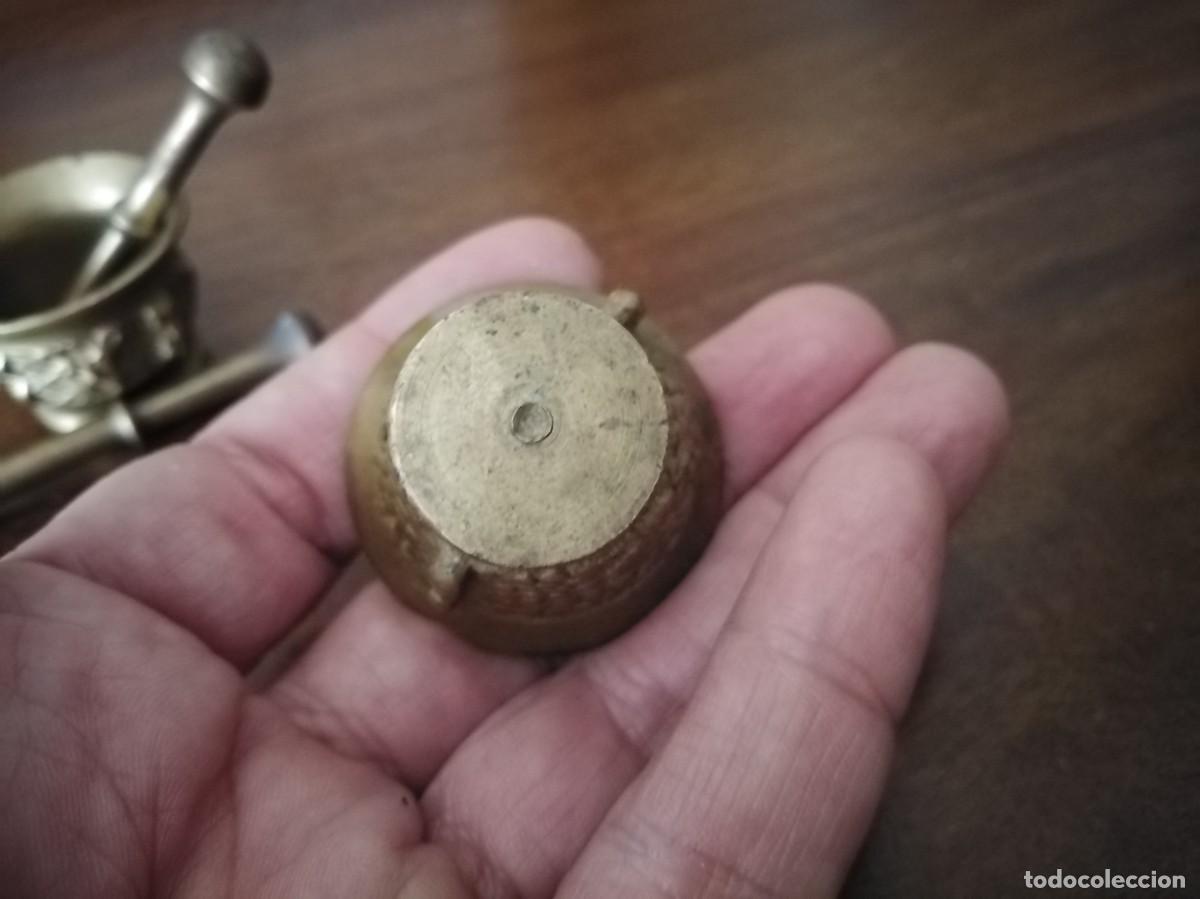 Antig&uuml;edades: Pareja de antiguos morteritos, almireces. - Foto 6