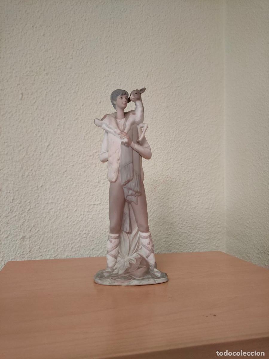 Antig&uuml;edades: Pastor con cabra Lladro - Foto 3