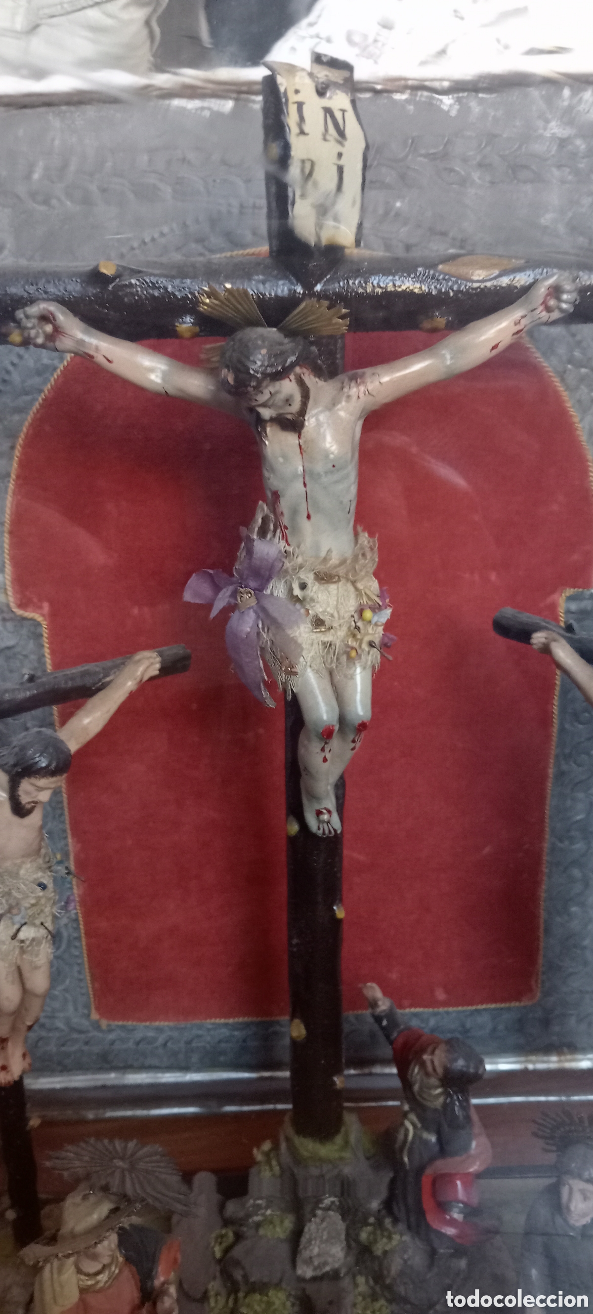 Antig&uuml;edades: Calvari de terracota policromada - Foto 2