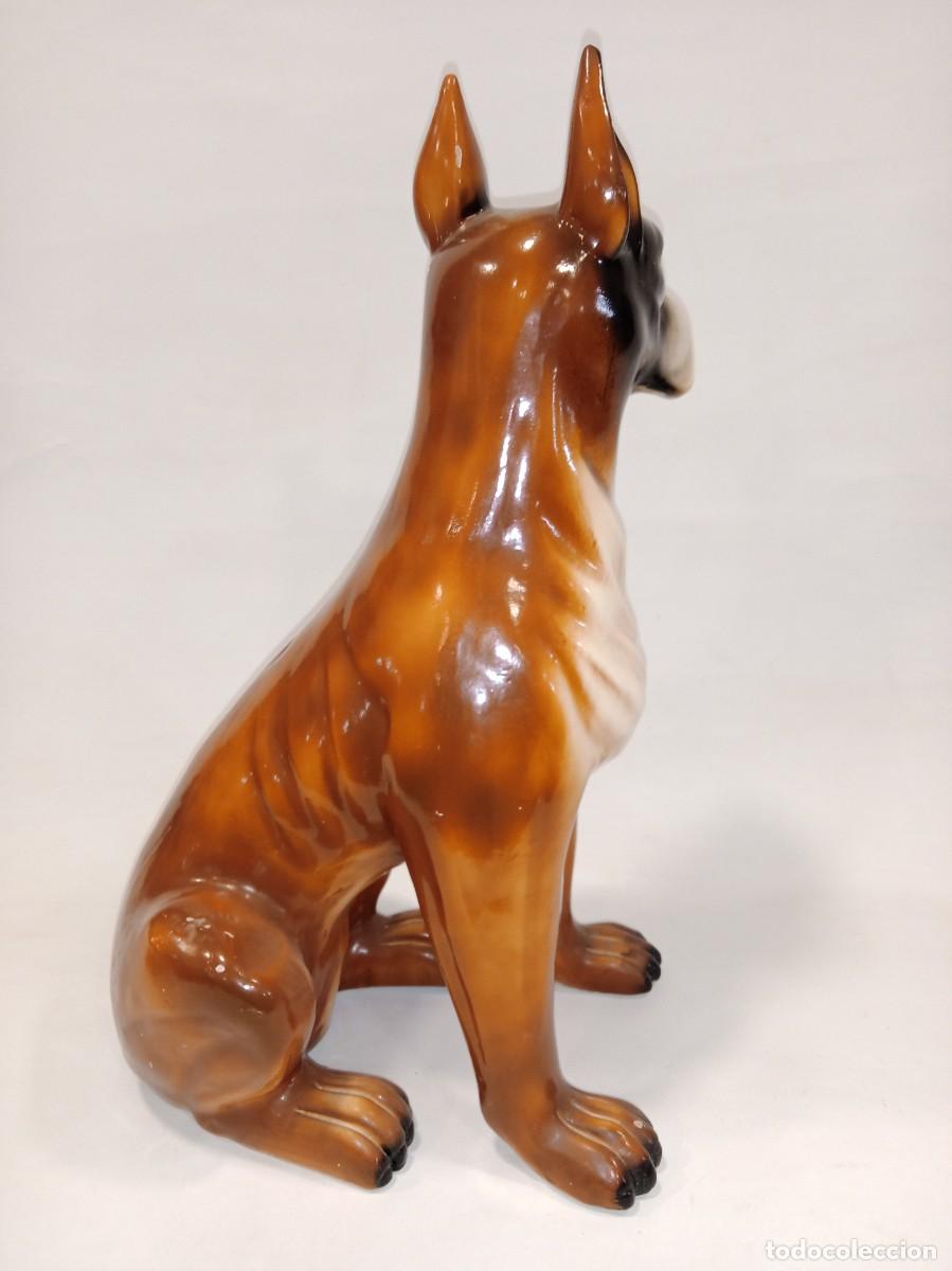 Antig&uuml;edades: Antiguo perro de cer&aacute;mica . Centro 1 - Foto 3