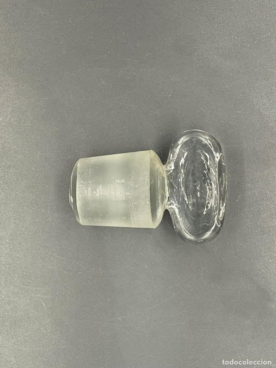 Antig&uuml;edades: TAPON DE VIDRIO TRANSPARENTE - Foto 5