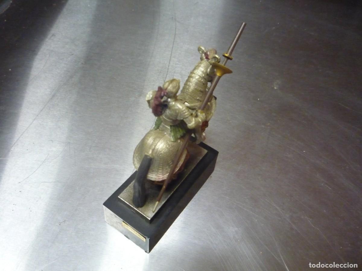Antig&uuml;edades: CABALLERO DE BRONCE A CABALLOCON ESCUDO Y ESPADA - Foto 4