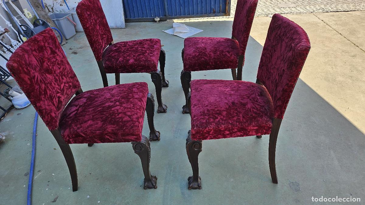 Antig&uuml;edades: 4 sillas antiguas - Foto 2