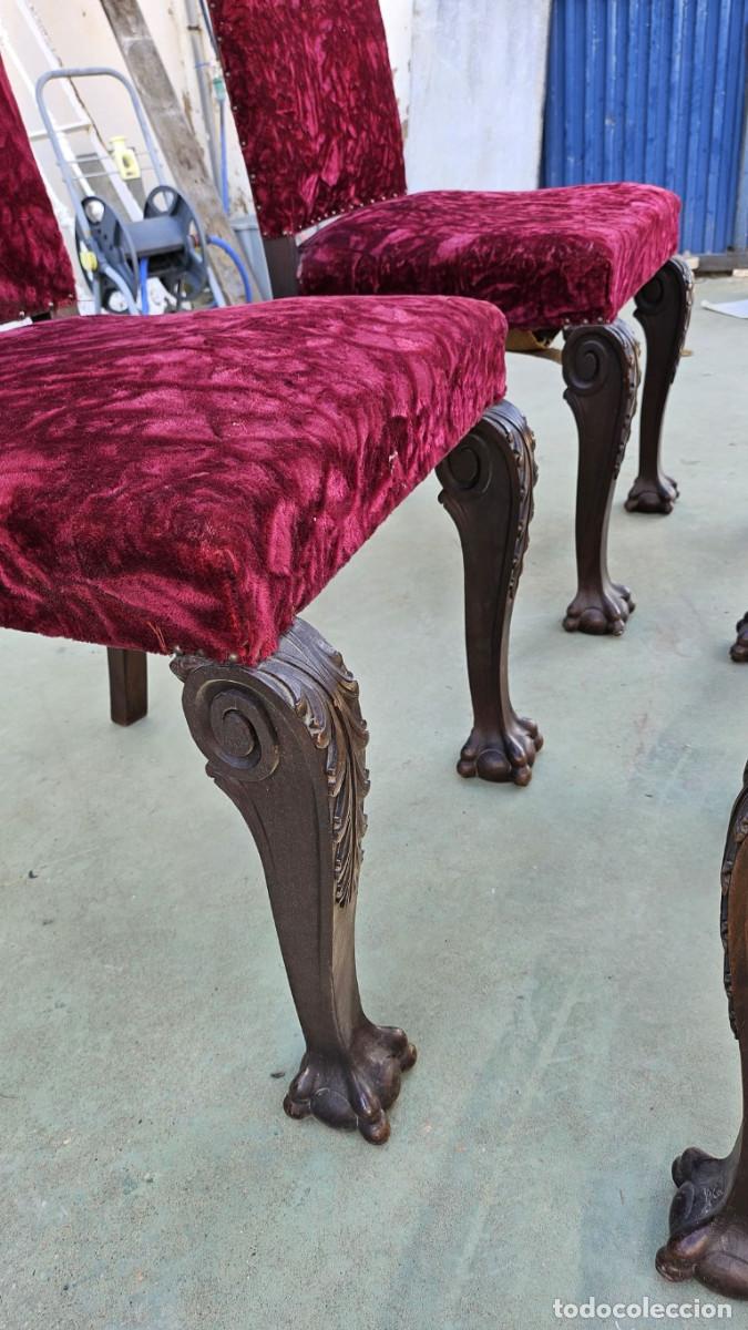 Antig&uuml;edades: 4 sillas antiguas - Foto 5