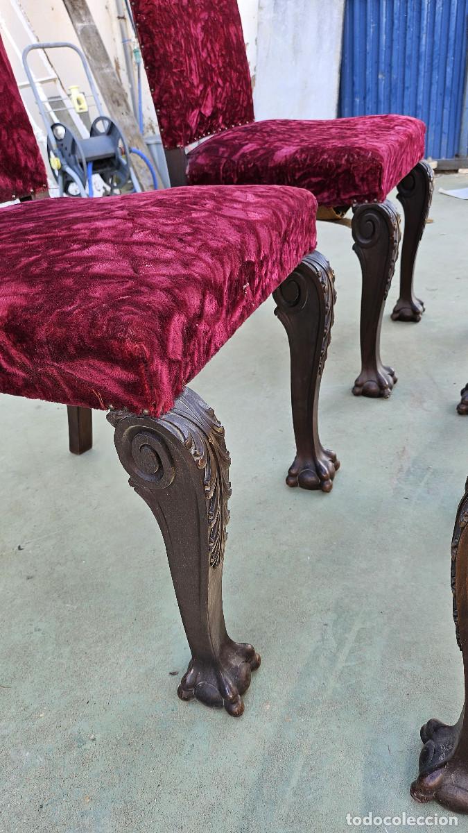 Antig&uuml;edades: 4 sillas antiguas - Foto 6