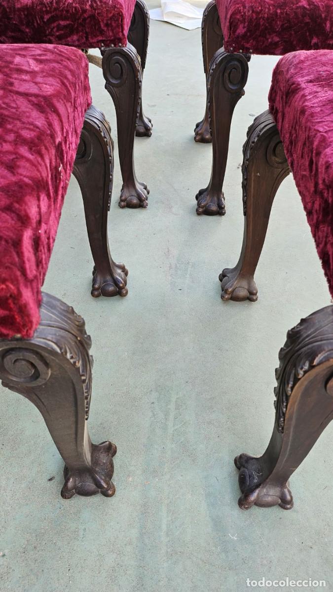 Antig&uuml;edades: 4 sillas antiguas - Foto 7