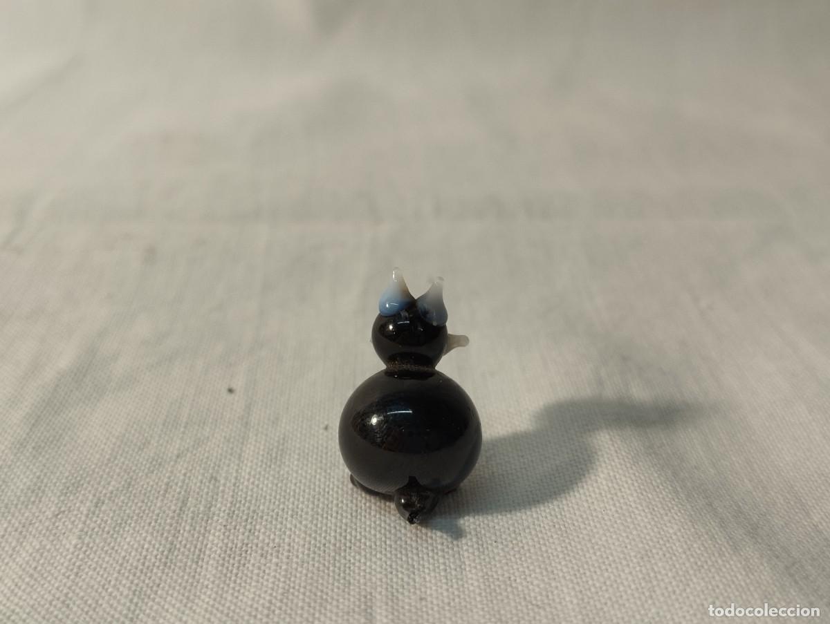 Antig&uuml;edades: GATO MINIATURA CRISTAL DE MURANO - Foto 3