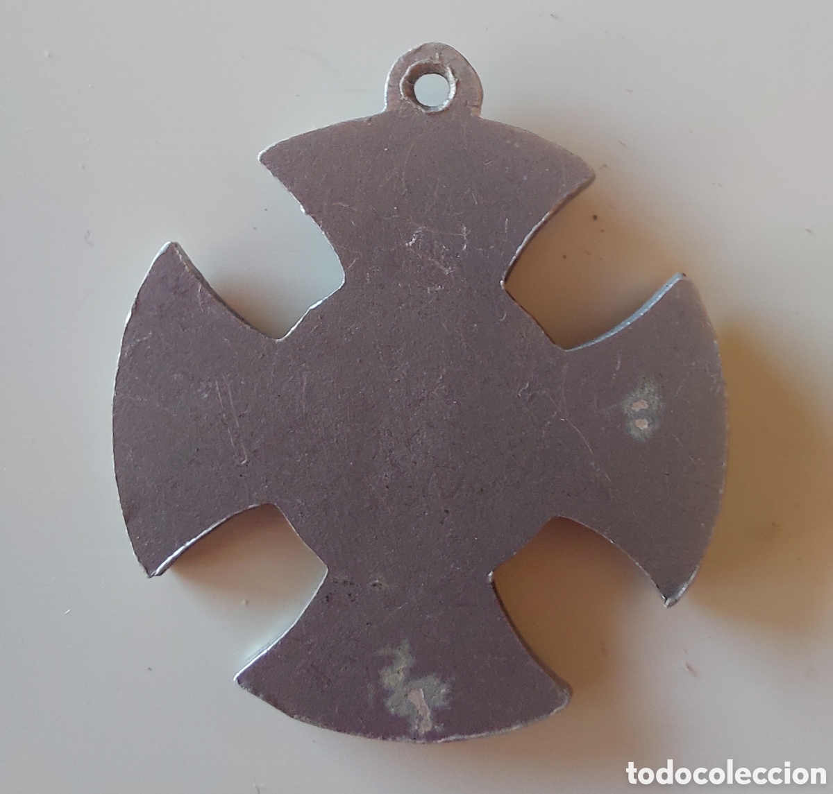 Antig&uuml;edades: Medalla cruz adveniat regnum tuum - Foto 5