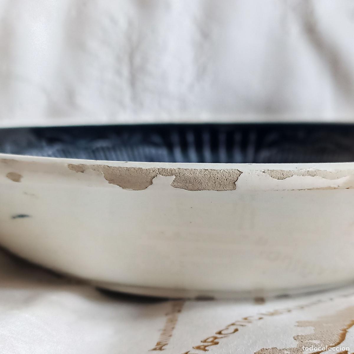 Antig&uuml;edades: Plato decoraci&oacute;n de 24,5 cm de di&aacute;metro. - Foto 3