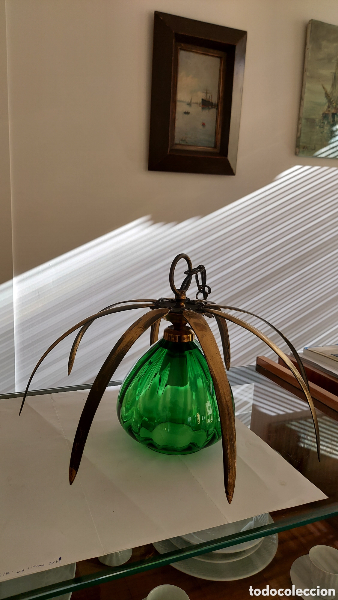 Antig&uuml;edades: L&aacute;mpara de techo Mid Century - Foto 5