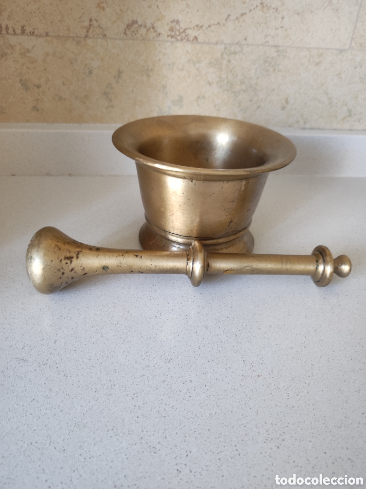 Antig&uuml;edades: Almirez de bronce - Foto 2