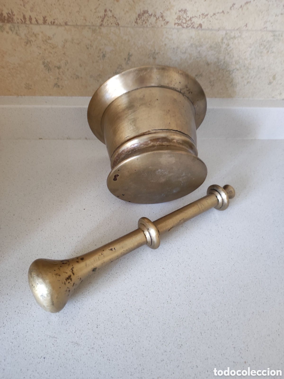 Antig&uuml;edades: Almirez de bronce - Foto 4