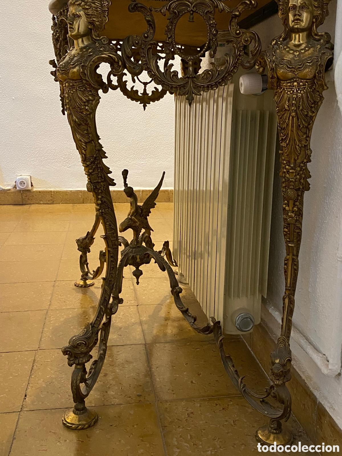Antig&uuml;edades: Consola de bronce italiana - Foto 1