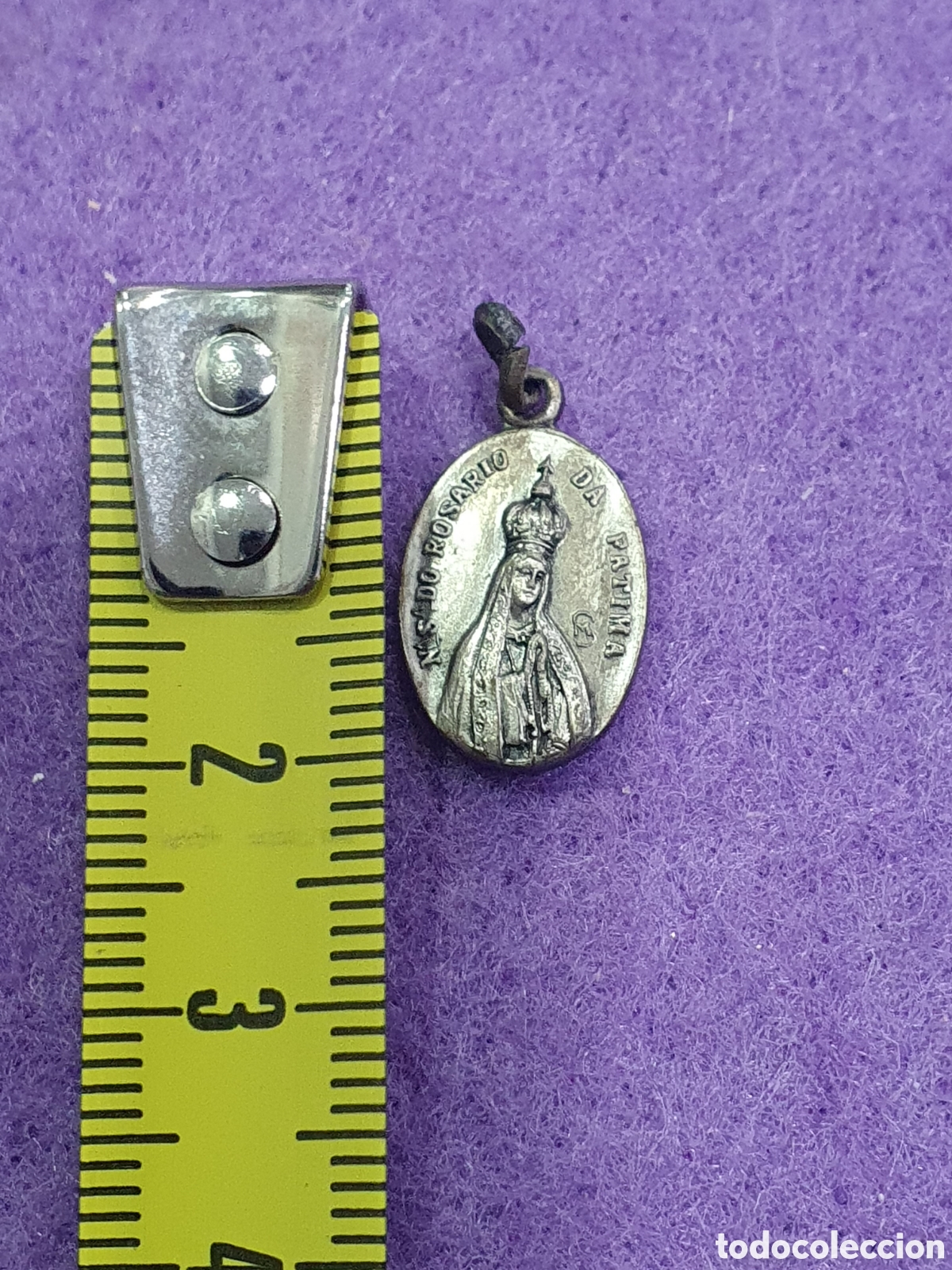 Antig&uuml;edades: Medalla Virgen de F&aacute;tima. (L24) - Foto 3