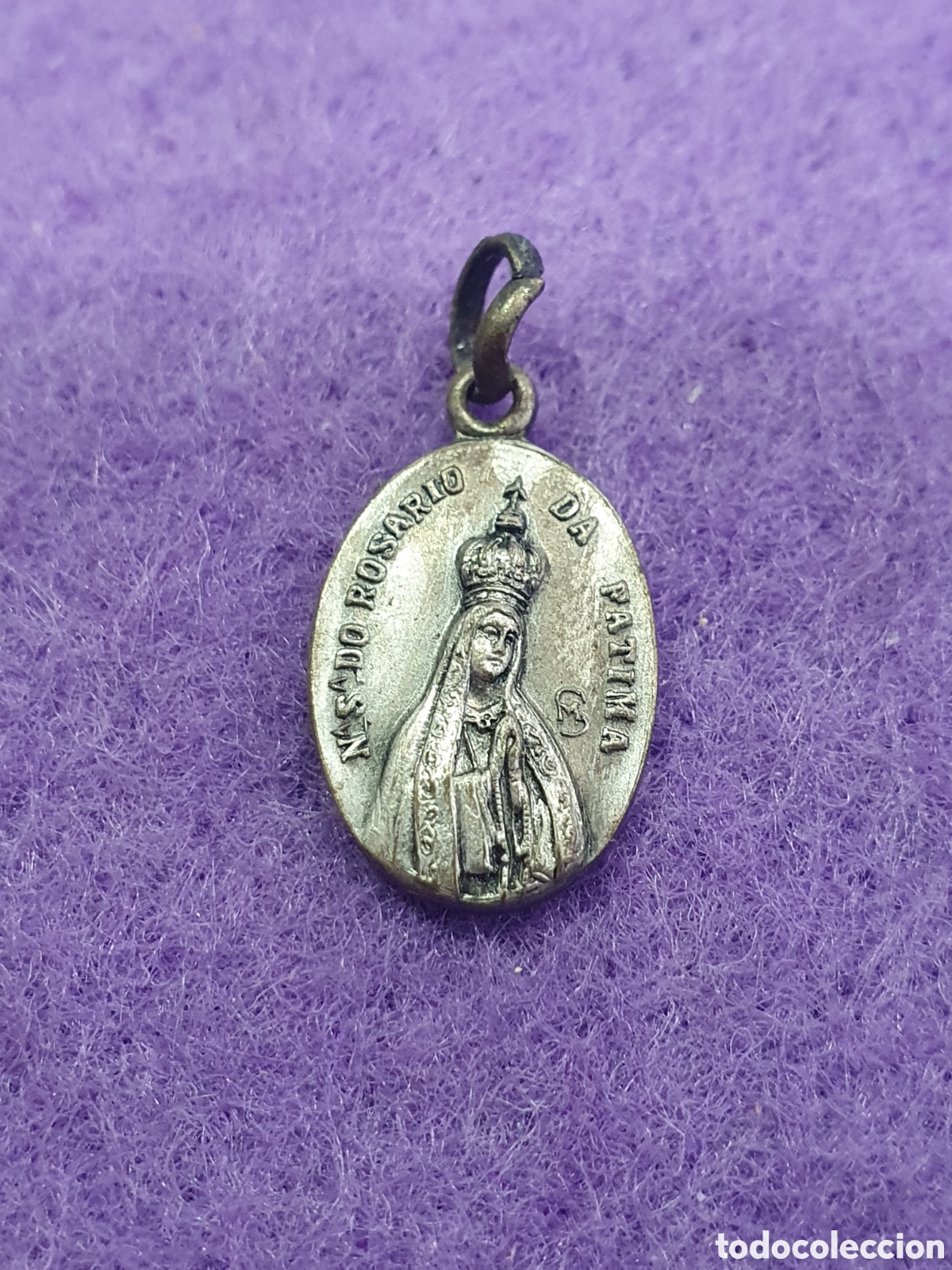 Antig&uuml;edades: Medalla Virgen de F&aacute;tima. (L24) - Foto 1