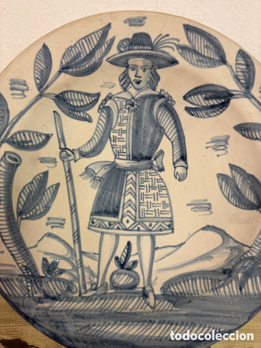 Antig&uuml;edades: Plato de Talavera - Foto 3