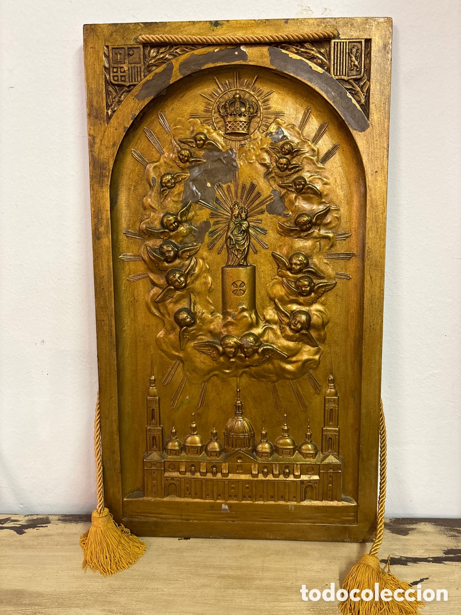 Antig&uuml;edades: Cuadro de la virgen del Pilar - Foto 1