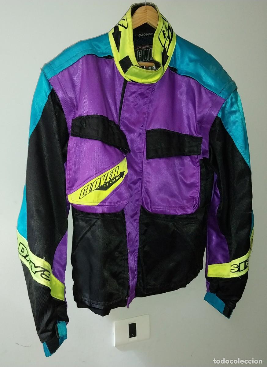 Antiguidades: CHAQUETA MOTO TT ENDURO MARCA CLOVER. A&Ntilde;OS 90. LEE TEXTO